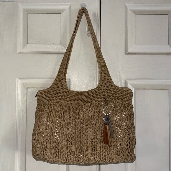 The Sak Classic Medium Tote In Bamboo Silver - Picture 1 of 6